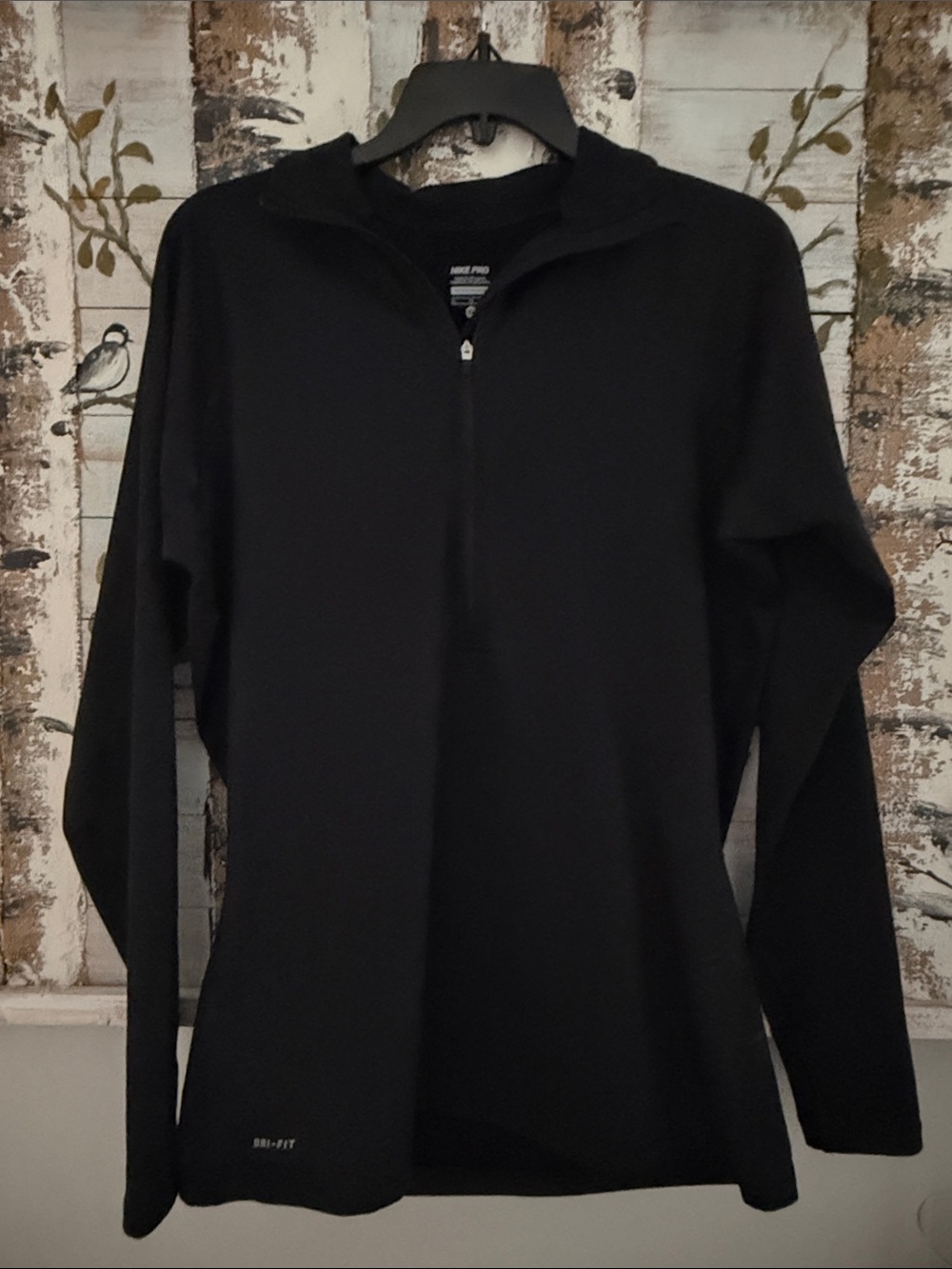 Nike Black Half-Zip Dri-FIT Pullover